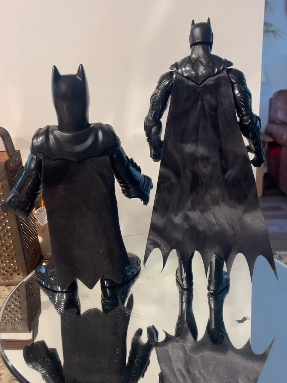 Batman Action Figure Duo - Black and Yellow Accents